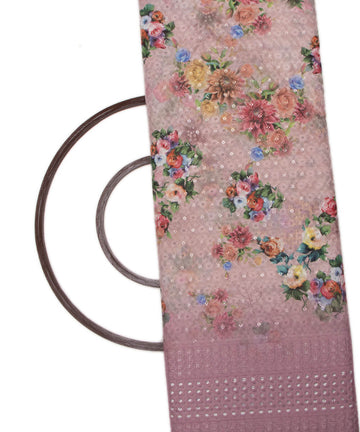 Chikankari Digital Cotton Fabric Prints Online At Fabric Dekho